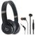 Beats by Dr. Dre Beats Solo 4 Wireless On-Ear Headphones (Matte Black) with JBL T110 in Ear Headphones Black