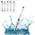 Vivitar Ultrasonic IPX7 Waterproof Electric Toothbrush with Pulsating Head and Germ Protection, 6 Heads Included