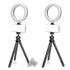 2pcs Vivitar 6 Inches LED Ring Light Dimmable Lamp for Iphone Smartphone for Vlogging