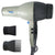 Conair Pro SilverBird Blow Dryer with Straightening Pic and Concentrator Nozzle + Conair Pro Ceramic Tools Round Brush 2