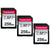 3x Transcend 256GB 300S UHS-I SDXC Memory Card