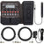 Zoom A1X Four Acoustic Instrument Multi-Effect Processor with 2x Pig Hog Instrument Cable 1/4