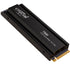 Crucial T500 1TB Gen4 NVMe M.2 Internal Gaming SSD with Heatsink, Up to 7300MB/s, PlayStation 5 Compatible + 1mo Adobe CC All Apps- CT1000T500SSD5