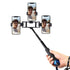 Triple Smartphone Mount Adapter for Tripods Monopods Selfie Sticks - Capture Pro-Quality Shots with Ease