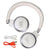 JBL Live 460NC Noise-Canceling Wireless On-Ear Headphones (White) with JBL C50HI In-Ear Headphones White