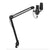 Boya BY-BA20 Aluminum Alloy Desk Holder Microphone Stand Bracket with Desk Mount & 5/8” to 3/8” Screw Heavy-Duty Microphone Arm Stand Adjustable & Foldable for Streaming, Podcast, Video Gaming, Recording