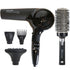 BaByliss Pro Studio Design Series Sensor Hair Dryer BCI800UC with Conair Pro Ceramic Tools Large Round Brush 2½" CPBCTR25