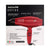 BaByliss Pro Rapido Nano Titanium Professional Quality Italian Performance Hair Dryer 2000-Watt Blow Dryer (Red) #BRRAP1