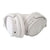 Bose QuietComfort Wireless Over-Ear Active Noise Canceling Headphones (White Smoke) with JBL C50HI In-Ear Headphones White