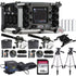 Zoom F6 6-Input / 14-Track Multi-Track Field Recorder + Two VidPro 1"Pr Shotgun Microphone Kit w/ Case and Accessories + 128GB Memory Card + Zoom PCF-6 Protective Case + Two Tall Tripod