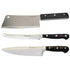 Wusthof Classic 7" Hollow Edge Santoku with 5" Fork Tipped Tomato and 8" Chef's Knife