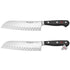 2x Wusthof Classic 7" Hollow Edge Santoku Kitchen Knife