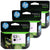 3x HP 63XL High Yield Black Original Ink Cartridge