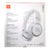 JBL Live 460NC Noise-Canceling Wireless On-Ear Headphones (White) with JBL C50HI In-Ear Headphones White