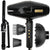 BaByliss Pro BLACKFX High-Performance Turbo Dryer with BaByliss Pro Porcelain Ceramic Marcel Curling Iron 3/4