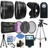 Canon T3i T5i T6i T5 T6 Digital SLR Ultimate Accessory Bundle for 58mm Camera/Lenses