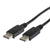 Tripp Lite P580-006 6 ft. Black 1 x DisplayPort Male to 1 x DisplayPort Male DisplayPort Cable with Latches, 4K x 2K 3840 x 2160 Male to Male