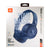 JBL Tune 660NC Noise-Canceling Wireless On-Ear Headphones (Blue) with JBL C50HI In-Ear Headphones Black