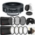 Canon EF-S 24mm f/2.8 STM Wide Angle Lens with Accessory Kit for Canon DSLR Cameras