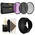 Viviar 3pc Filter Kit 58mm UV/CPL/FDL with 58mm Top Accessory Kit Canon EOS T6i T7i 77D 80D