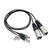 3x Zoom TXF-8 TA3 to XLR Cable (Pair)