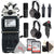 Zoom H5 4-Input / 4-Track Portable Handy Recorder with Interchangeable X/Y Mic Capsule and Podcast Mic Accessory Kit