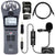 Zoom H1n 2-Input / 2-Track Portable Digital Handy Recorder (Gray) with Vipro Lavalier Condenser Microphone and Accessory Bundle