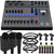 Zoom LiveTrak L-8 Portable Podcast 8-Track Digital Mixer And Multitrack Recorder + Microphone Accessory Kit