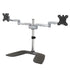 StarTech.com ARMDUALSS Dual Monitor Stand - Articulating Arms - Height Adjustable - For VESA Mount Monitors up to 32" - Steel & Aluminum (ARMDUALSS)