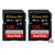 2x SanDisk Extreme Pro 128GB SDXC UHS-I/U3 V30 Class 10 Memory Card, Speed Up to 170MB/s (SDSDXXY-128G-GN4IN)