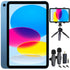 Apple 10.9" Wi-Fi Only iPad (10th Generation) 64GB Memory - Blue with Pro Audio Bundle