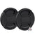 2-Pack 58mm Center Pinch Snap On Lens Cap Front Dust Cover for Canon Nikon Sony Fujifilm SLR Mirrorless Camera