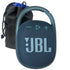 JBL Clip 4 Portable Bluetooth Waterproof Speaker (Blue) with Soft Pouch Bag