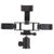 Triple Smartphone Mount Adapter for Tripods Monopods Selfie Sticks - Capture Pro-Quality Shots with Ease