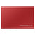 SAMSUNG T7 Portable SSD 1TB - Up to 1050 MB/s - USB 3.2 External Solid State Drive, Red (MU-PC1T0R/AM)