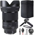 Sigma 35mm f/1.4 DG DN Art Lens for Sony E with Camera Lens Accessory Bundle