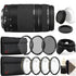 Canon EF 75-300mm f/4-5.6 III Lens with Accessories For Canon T5i , T6 , T6i and T7i