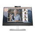 HP 24" (23.8" Viewable) IPS FHD IPS Conferencing Monitor 5 ms GtG (with overdrive) 1920 x 1080 D-Sub, HDMI, DisplayPort, USB Built-in Speakers E24mv G4