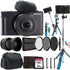 Sony ZV-1F Vlogging Camera for Content Creators and Vloggers (Black) with Complete Accessory Bundle