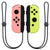 Nintendo Switch Joy-Con Controllers (Pastel Pink / Pastel Yellow) with JLab Play Gaming Wireless Bluetooth Earbuds