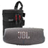 JBL Charge 5 Portable Bluetooth Waterproof Speaker (Gray) with 10" Premium Lens Case