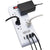 Tripp Lite 15ft 6-Outlet 4 USB Surge Protector Power Strip White TLP64USBRA15