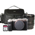 Sony Alpha a7C Full-Frame Mirrorless Camera Silver with Sony FE 20mm f/1.8 G Lens Accessory Bundle