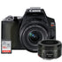 Canon EOS Rebel SL3 Digital SLR Camera + 18-55mm Lens + EF 50mm f/1.8 STM Lens Kit