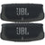 2x JBL Charge 5 Portable Waterproof Bluetooth Speaker with Powerbank Black