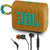 JBL Go 3 Portable Bluetooth Speaker Yellow with JBL T110 in Ear Headphones