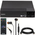 Sony Streaming BDP-S3700 1080p FHD Blu-ray Disc Player with Built-in Wi-Fi and Wireless Remote + JBL T110 in Ear Headphones & Ethernet Cable