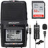 Zoom H2n ext 2-Input / 4 Track Handy Digital  Audio Stereo Recorder With 5 Built-In Mic Array +  BY-M1 Omnidirectional Lavalier Microphone + 32GB Memory Card