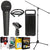 Behringer XM8500 Ultravoice Dynamic Cardioid Vocal Microphone + Mic Boom Stand Bundle