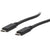 Tripp Lite U420-003-G2-5A Black USB 3.1 Gen 2 (10 Gbps) Cable with 5A Rating, USB-C to USB-C (M/M), 3 ft.